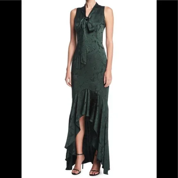 green emerald velvet dress Midnight green and Teal dress  Mayah Studio